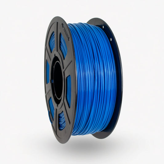 Traffic Blue PLA 3D Printer Filament with a diameter of 1.75mm on a 1KG Spool.