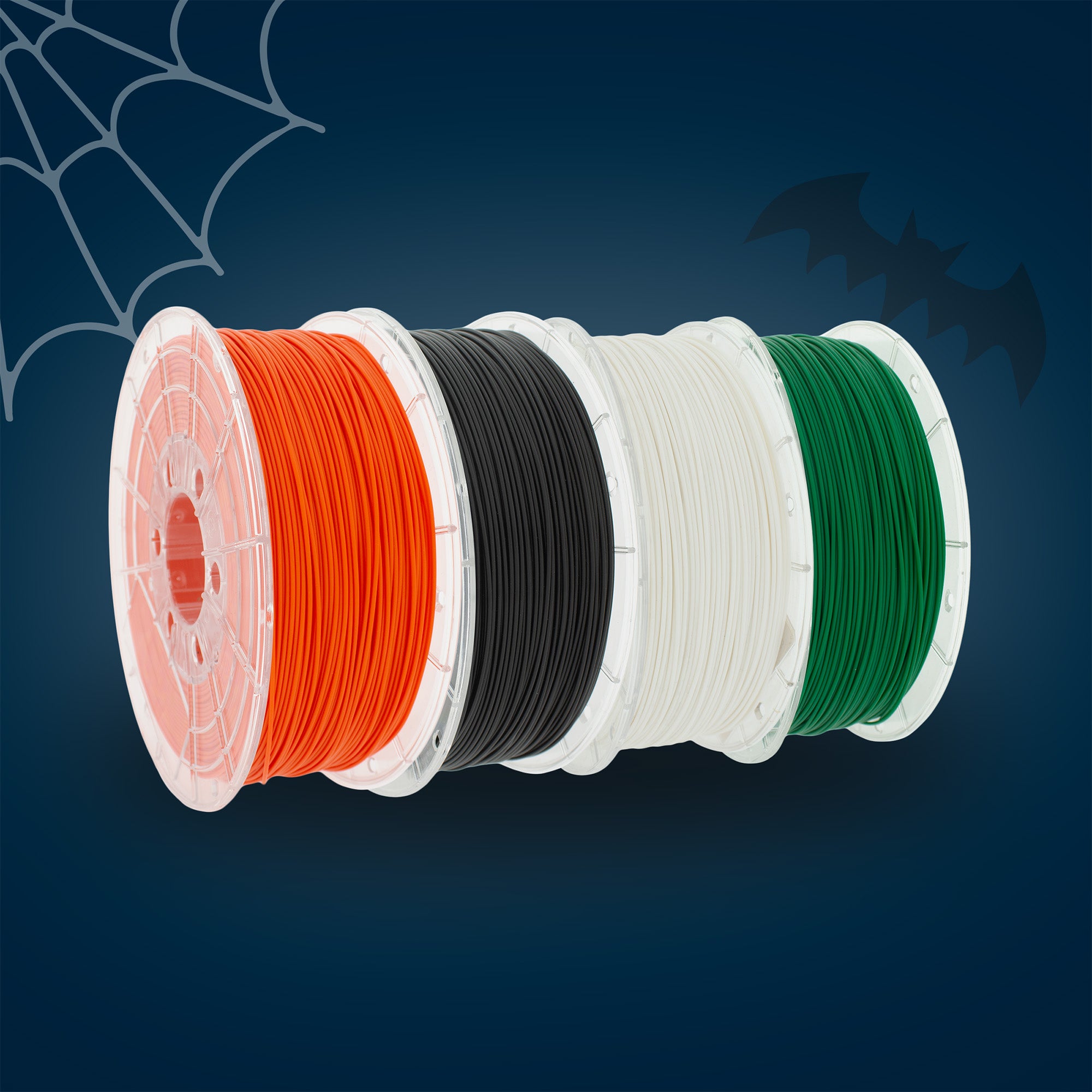 Pacchetto Halloween: arancione, nero, bianco e verde