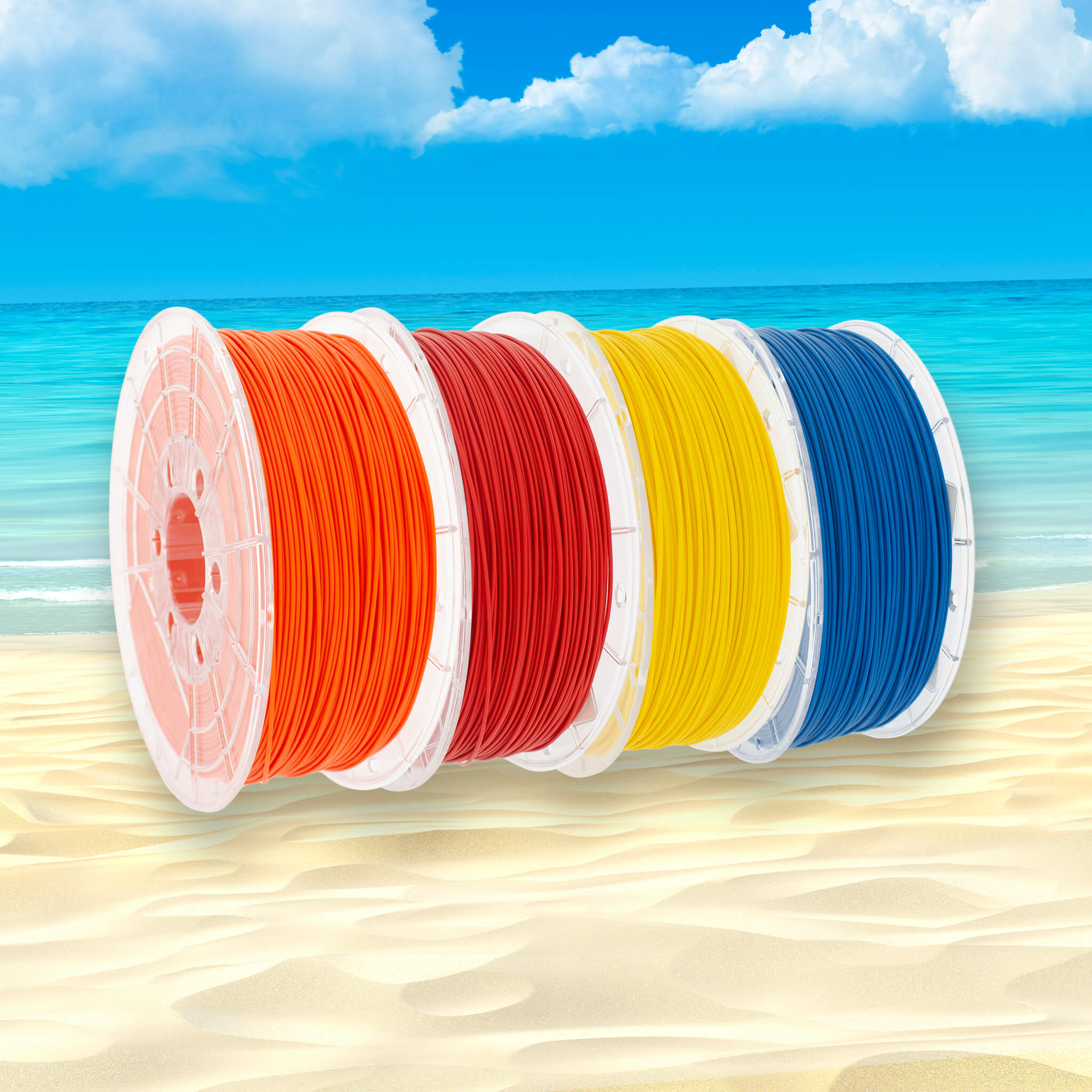 Pacchetto Estivo - Arancione, Rosso, Giallo e Blu